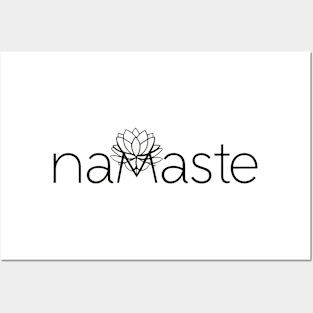 Namaste Lotus Posters and Art